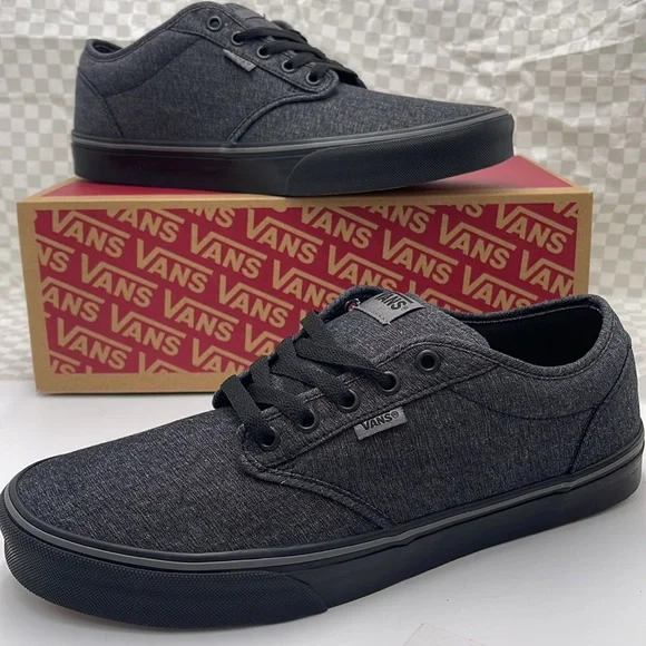 Vans Men’s Sneakers Canvas Upper Atwood
(Varsity Textile) Black/Pewt
VN0A45J9VEJ - Picture 15 of 16